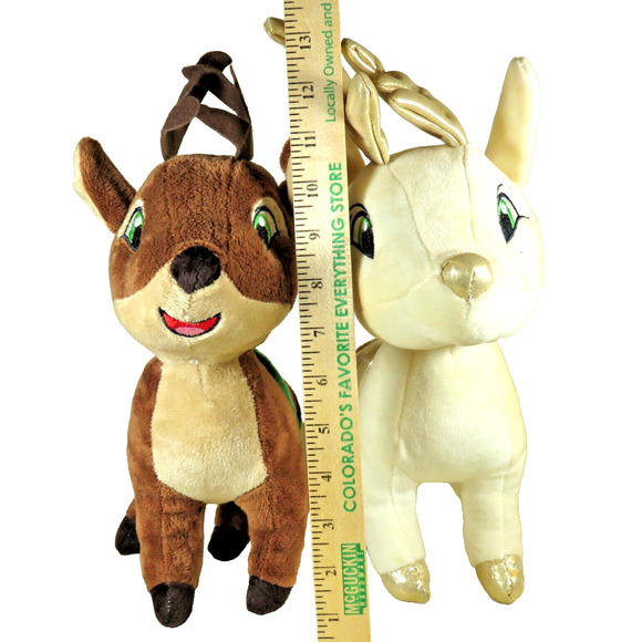 Reindeer Plush Lot of 3 Kellytoy Dancer 2017, Dasher 2015 Plush Stuffed Animals - Picture 5 of 16